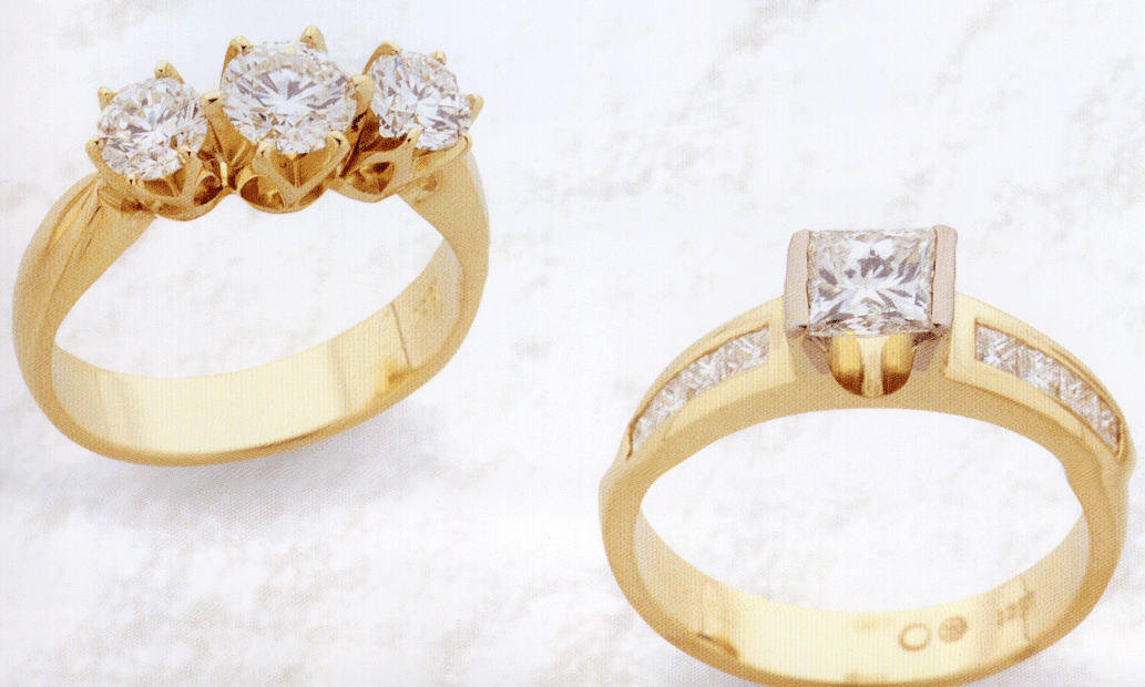 Half Bezel Princess Cut